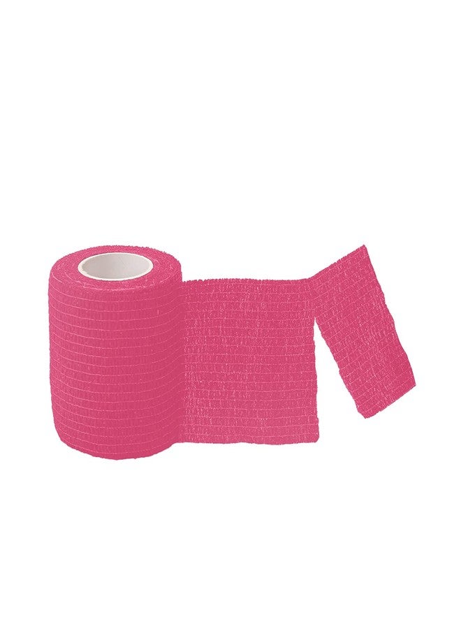 Kingwei 15 Pack 2 Inches X 5 Yards Self Adherent Cohesive Wrap Bandages,First Aid Tape,Elastic Self Adhesive Tape, Athletic,Sports wrap Tape,Bandage Wrap for Sports,Wrist,Pink Colour Athletic Tape - Image 4